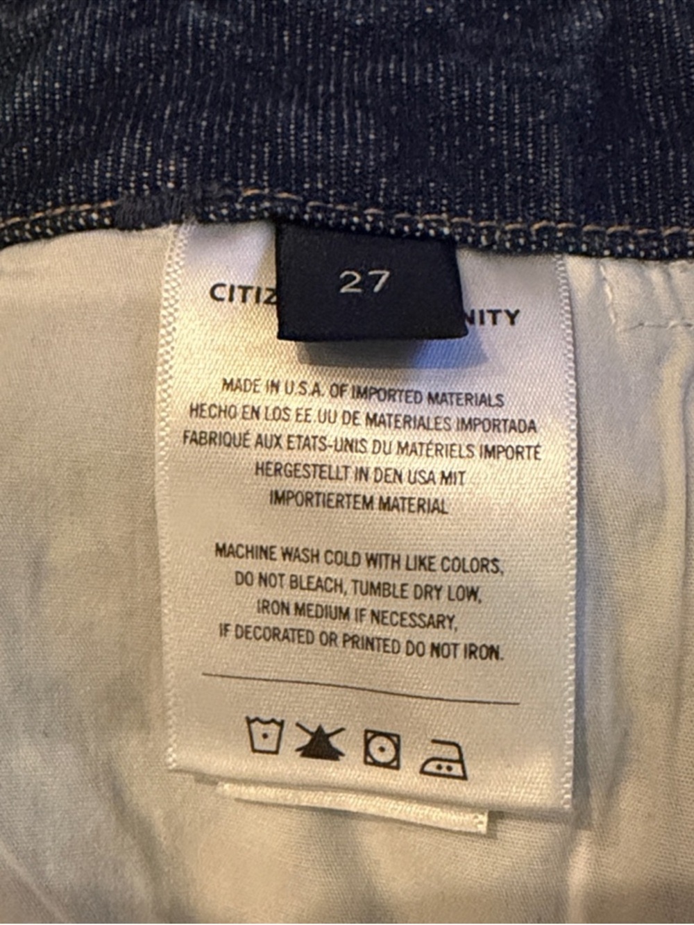 Citizens of Humanity Delena Cargo Jeans in Alma. SZ 27 - Picture 9 of 13